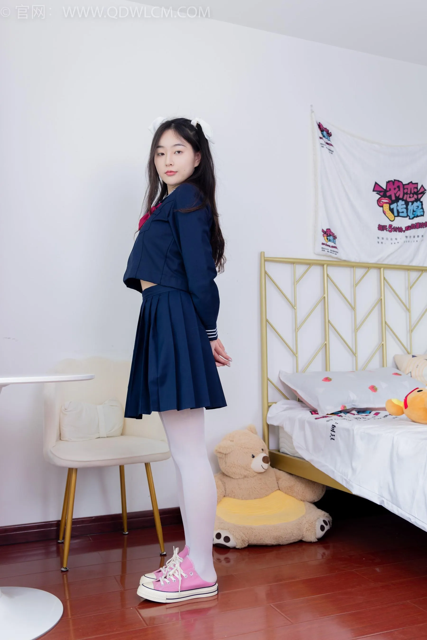 物恋传媒 NO.1544 美兔-学院少女 [151P]插图6